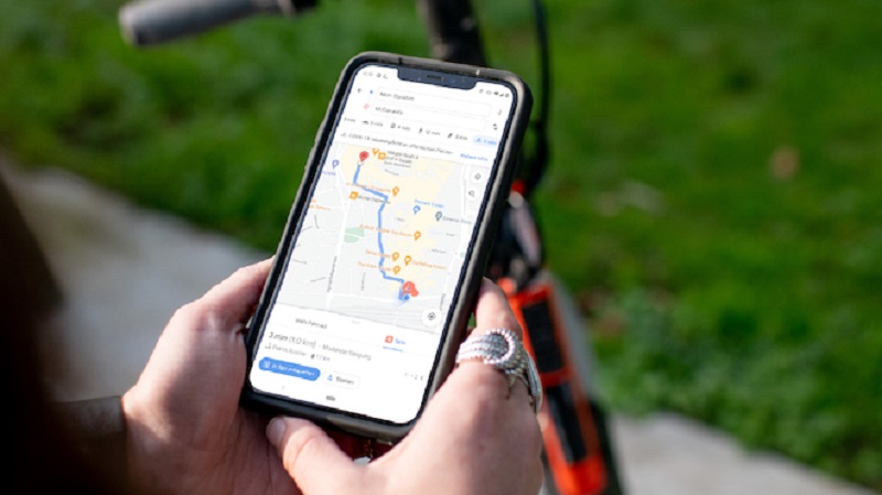 Google Maps, E-Scooter, Spin, Navigation, Google Maps umweltfreundliche Navigation