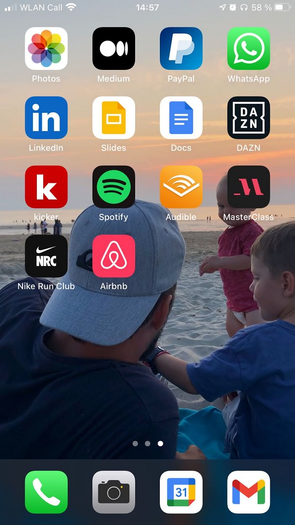 iPhone, Apple, Homescreen, iOS, Robin Sudermann, Talentsconnect