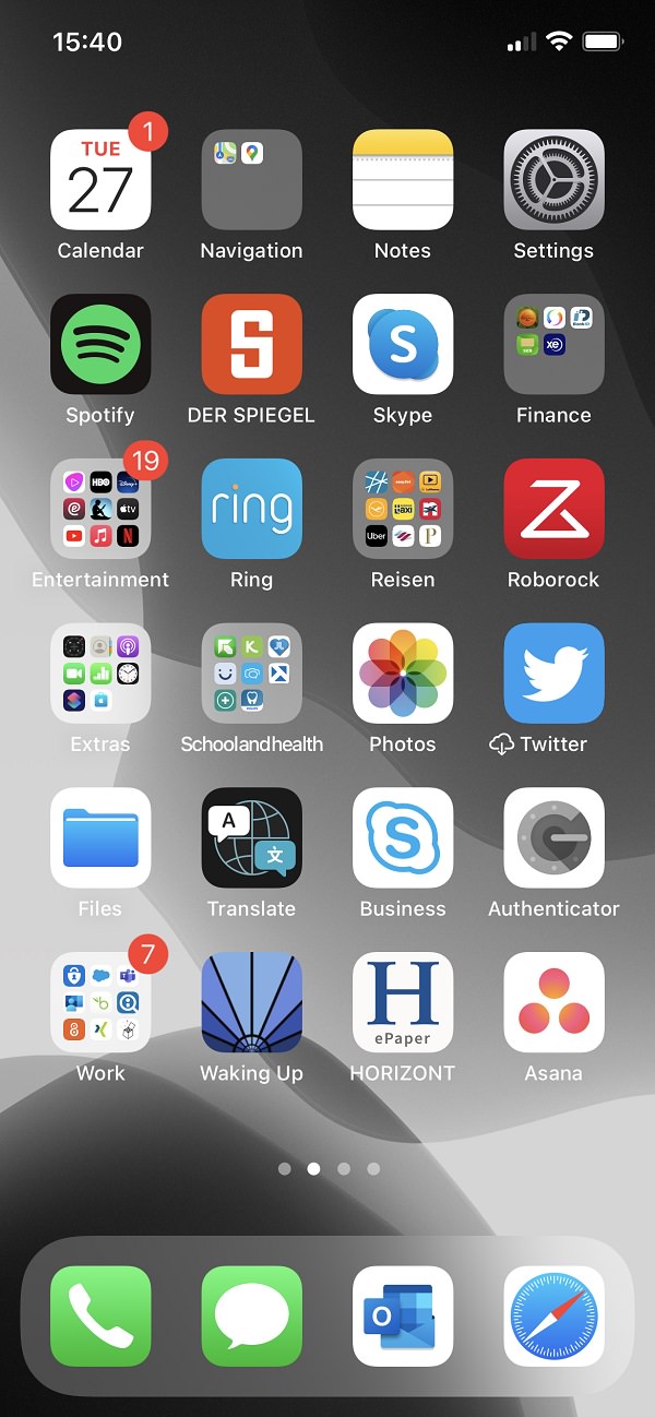 Homescreen, Apple, iPhone, iOS, Apps, Tim Lomborg, Awin, Affiliate Marketing