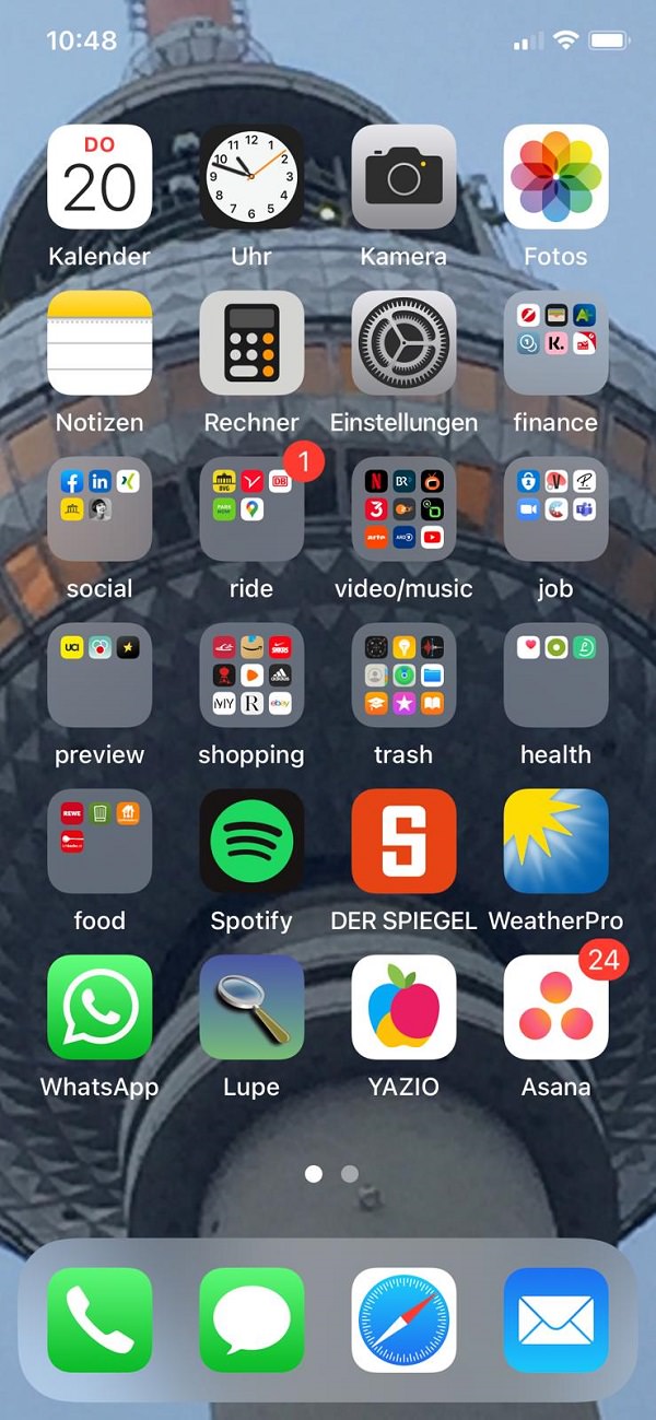 Homescreen, Apple, Apps, iPhone, Tina Schäfer, Vogel Communications Group