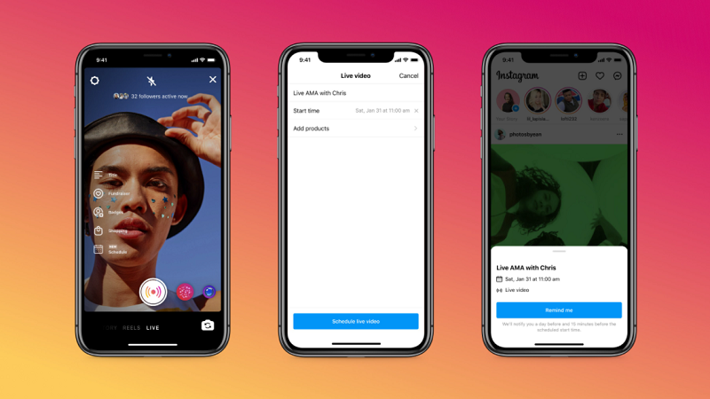 Live Videos Instagram vorplanen, Social Media, Livestream