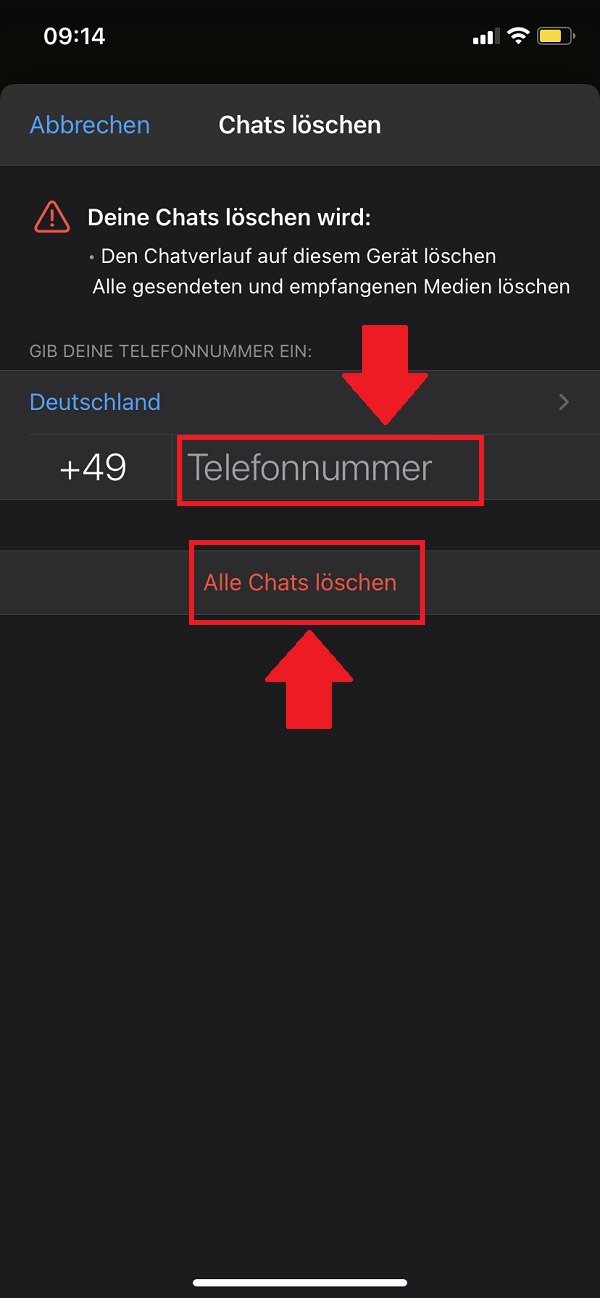 WhatsApp, Whatsapp Chat löschen, WhatsApp-Chat löschen, alle WhatsApp-Chats löschen, alle Whatsapp Chats löschen