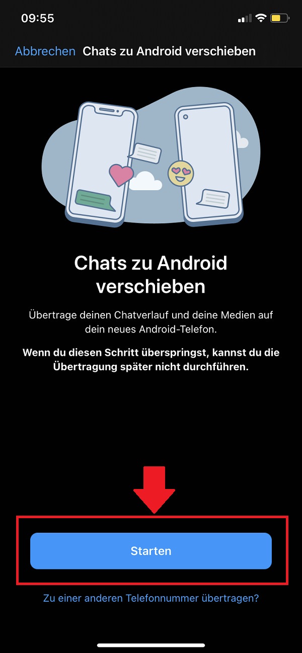 WhatsApp, WhatsApp-Chats übertragen, WhatsApp-Chats von iOS auf Android übertragen