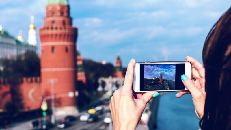 Sightseeing, Smartphone, Foto, Handy, Reise, Berlin, beliebte Urlaubsziele