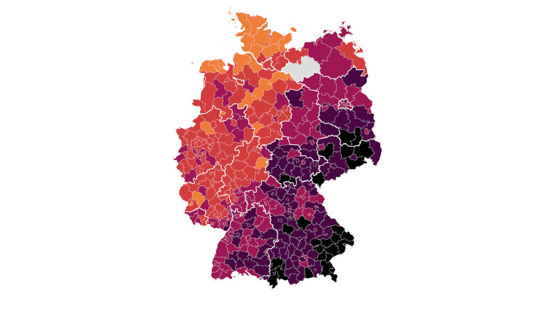 RKI, Corona, Corona-Karte, Ludwigslust-Parchim