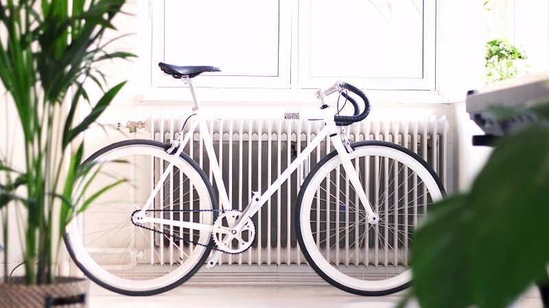 Fahrrad, Heizung, Winter, Wohnung