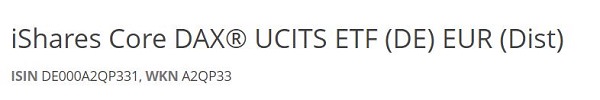 iShares Core DAX® UCITS ETF (DE) EUR (Dist), DAX-ETF, beste DAX-ETFs, ETF DAX