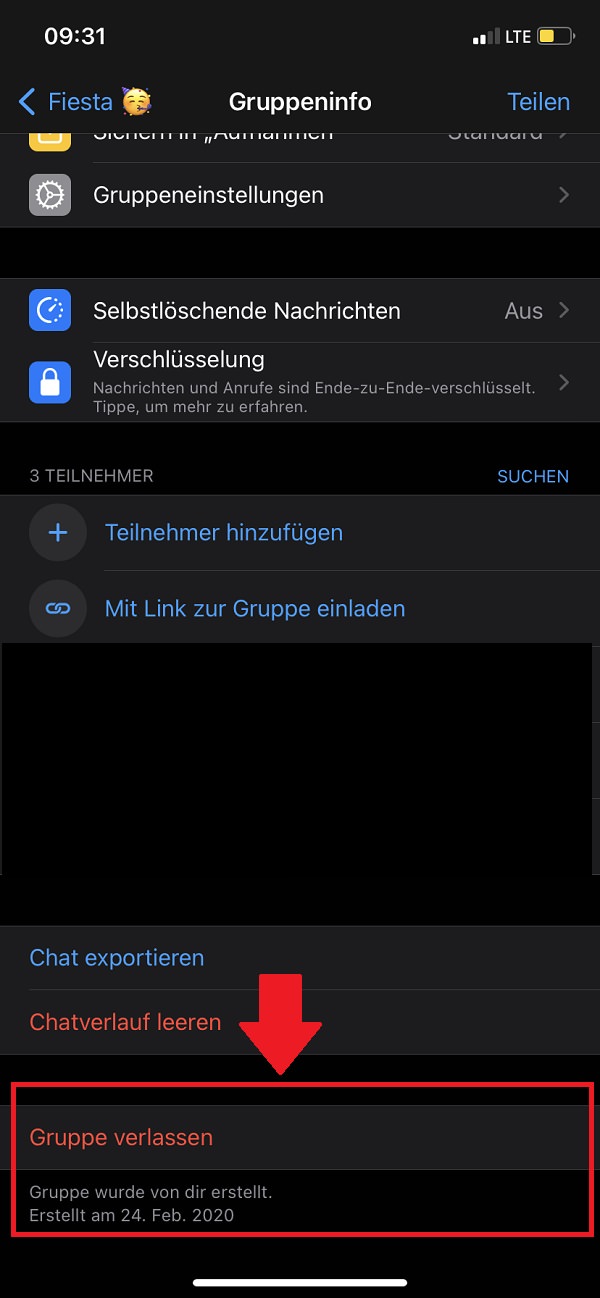 WhatsApp, WhatsApp-Gruppe löschen, Gruppe löschen WhatsApp, Whatsapp Gruppe löschen