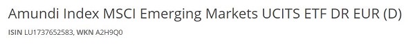 Amundi Index MSCI Emerging Markets UCITS ETF DR EUR (D), Emerging Markets ETF, ETF Emerging Markets, beste Emerging Markets ETFs der Welt, beste EM-Fonds, beste EM ETFs