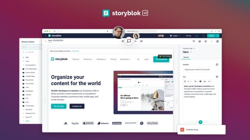 Headless CMS Storyblok