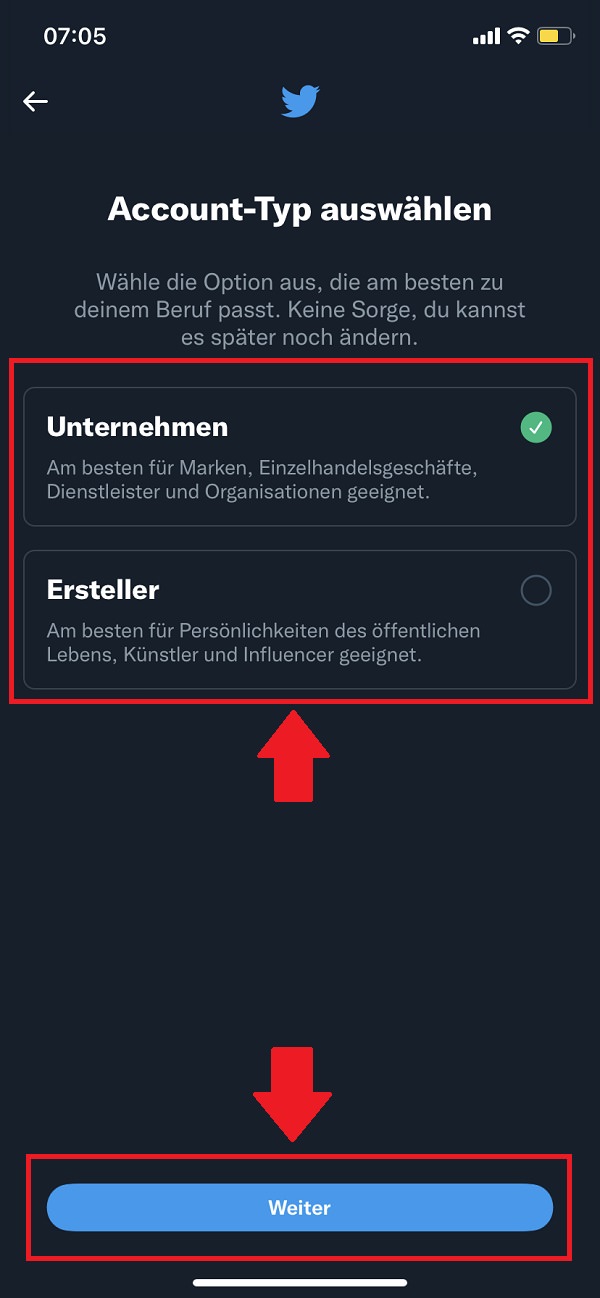 Twitter für Professionelle, professionelle Twitter-Accounts, Twitter Business Account anlegen