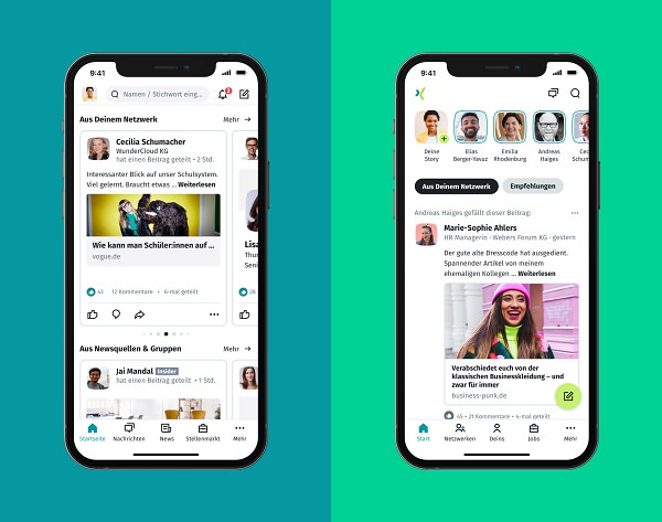 Xing, Xing-App, neue Xing-App, Xing-App kostenlos