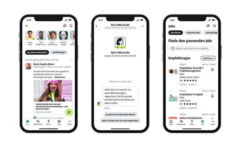 Xing, Xing-App, neue Xing-App, Xing-App kostenlos