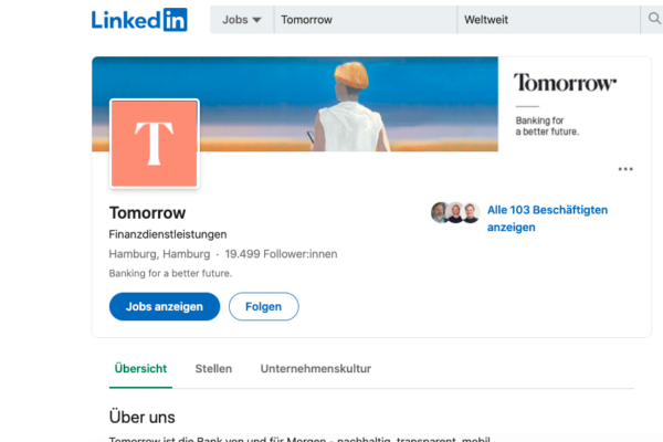 Tomorrow, Start-up, beliebtesten Start-ups