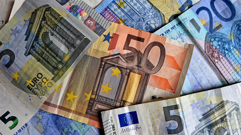 Geld, Geldscheine, Euro, Euroscheine, Euronoten, Banknoten