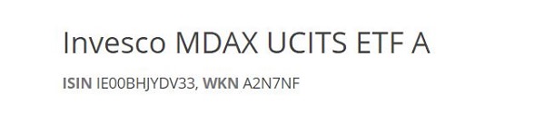 Invesco MDAX UCITS ETF A