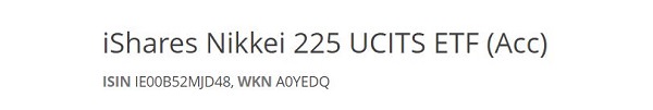 iShares Nikkei 225 UCITS ETF (Acc), Nikkei ETF, Nikkei 225 ETF, ETF Nikkei