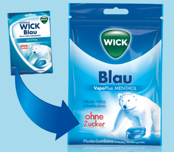 Wick Blau, Hustenbonbons, Procter & Gamble