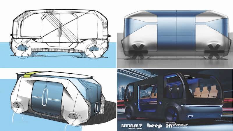 Elektroshuttle, Intel, Elektromobilität