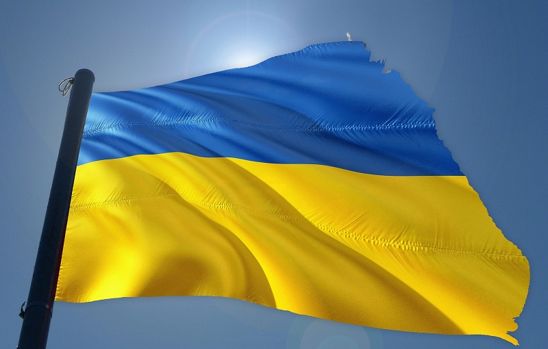 Ukraine, ukrainische Flagge