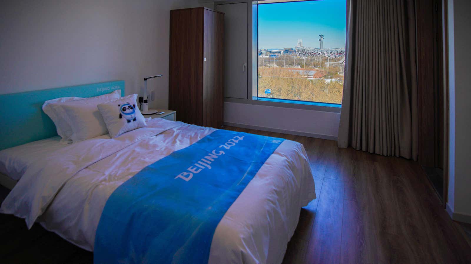 Schlafzimmer bei den olympischen Winterspielen