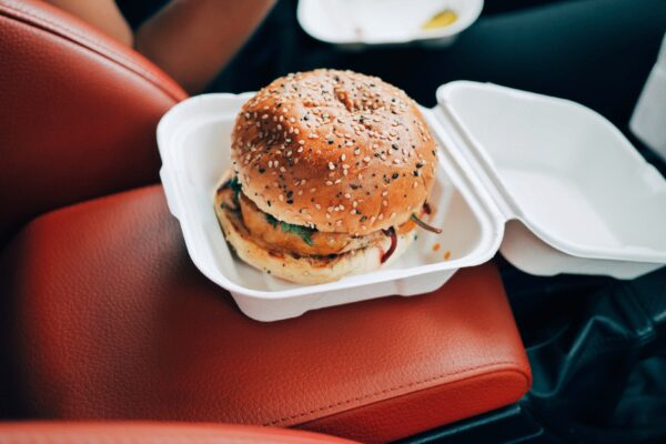 Burger, Essen, Autofahren