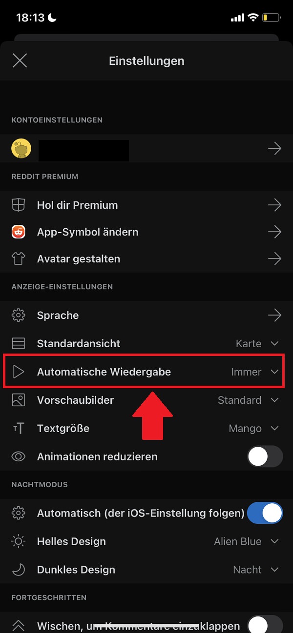 Reddit Autoplay deaktivieren, Reddit Video Autoplay, Reddit Videos starten automatisch