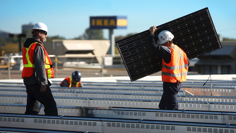 Ikea investiert Millionen in eigenes Photovoltaik-Sortiment