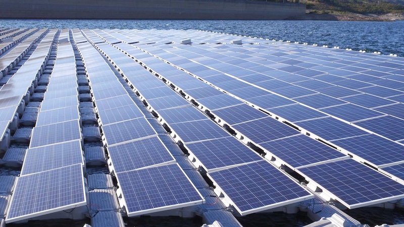 EDP, schwimmender Solarpark, Portugal, schwimmende Photovoltaikanlage