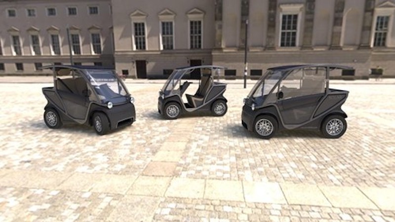 Squad Solar City Car, Mini-E-Auto, Solarauto