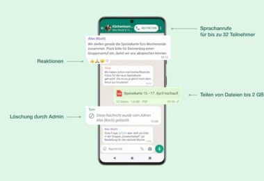 WhatsApp-Reactions, WhatsApp, Emoji-Reactions, WhatsApp Reaktionen