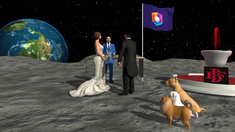 Boateng, Hochzeit, Metaverse, Mond