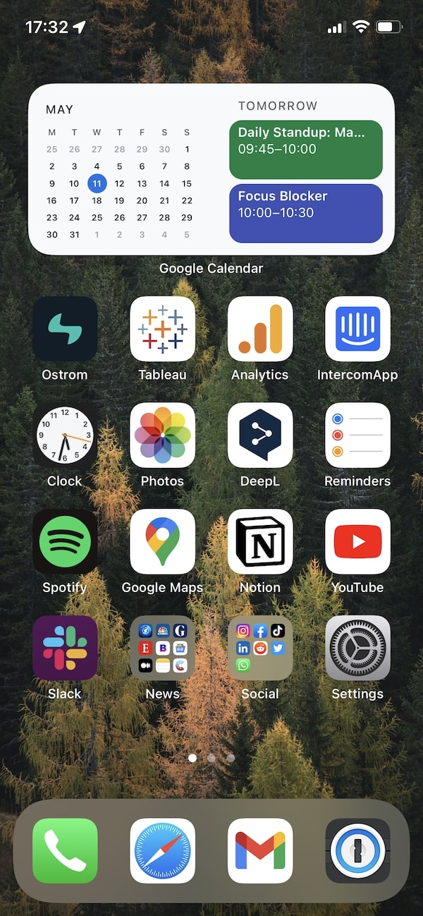 Ostrom, Homescreen, Karl Villanueva