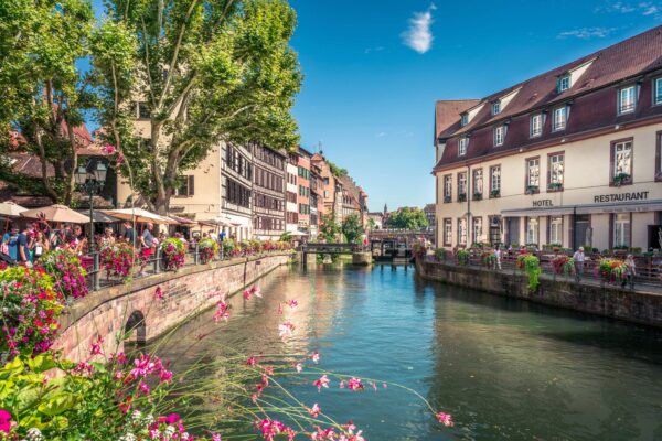 schönsten Städte, Straßburg, Frankreich, Fluss, Städtereise