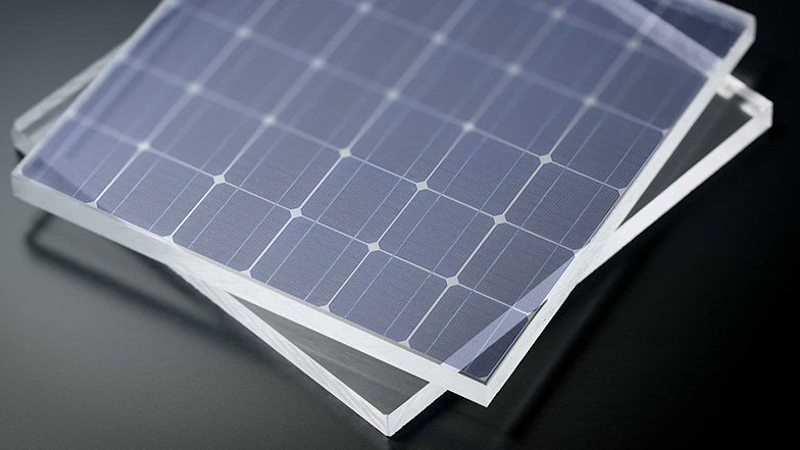 Solarzelle, unsichtbare Solarzelle, transparente Solarzelle