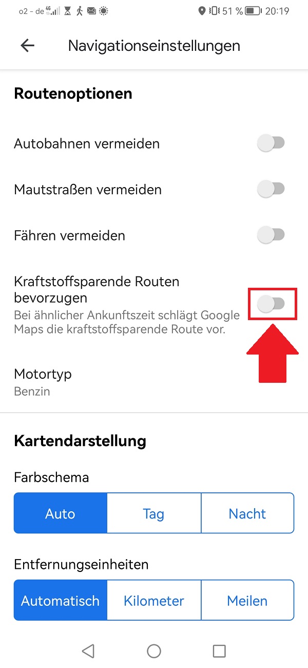 Benzin sparen mit Google Maps, Sprit sparen mit Google Maps, Diesel sparen mit Google Maps, kraftstoffsparende Routen Google Maps