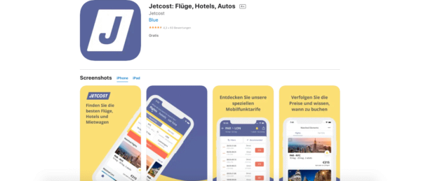 Jetcost, Flug buchen günstig