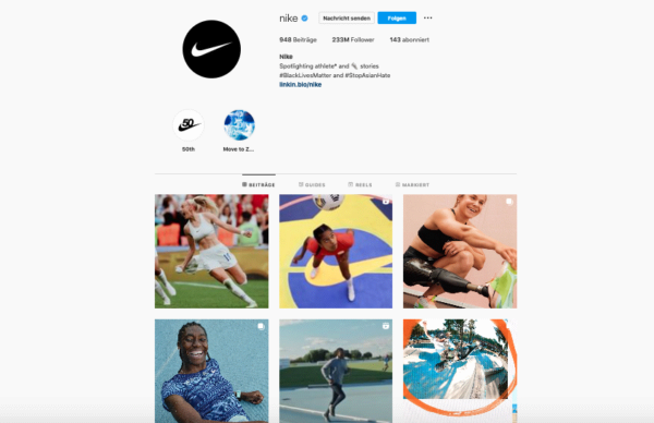 Influencer, Nike, Instagram