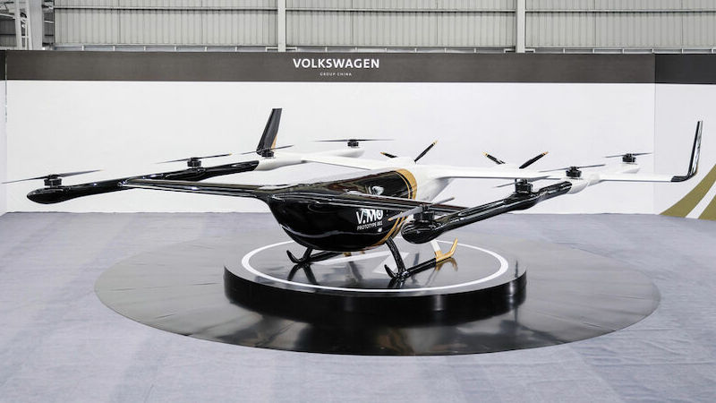 VW Drohne, Flugzeug, Flugtaxi, Elektromobilität, Volkswagen, Flugtaxi