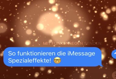 iMessage Effekte, Geheimtinte, Mit Wucht, iMessage, iMessage Funktionen, Apple, iPhone