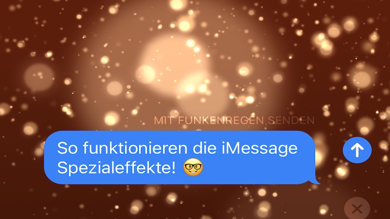 iMessage Effekte, Geheimtinte, Mit Wucht, iMessage, iMessage Funktionen, Apple, iPhone