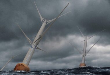 Windenergie, Windrad, Norwegen, World Wide Wind, Windkraftanlage, Windrad zwei Rotoren