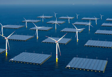 Sinn Power, schwimmende Plattformen, nachhaltige Energie, Nachhaltigkeit, Klimawandel, Windenergie, Wellenenergie, Wasserenergie, Solarenergie, Wellenkraftwerk, Solaranlage
