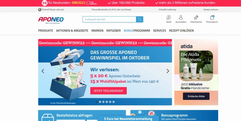 Medizin, Gesundheit, E-Commerce, Deutschland, Kunden, Service