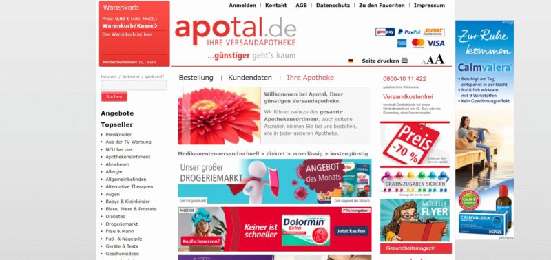 Online Apotheken, Medizin, Gesundheit, E-Commerce, Deutschland, Kunden, Service