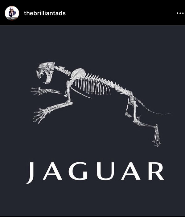Jaguar, Jaguar Logo, Jaguar Skelett, Zed Anwar, Greenpeace Campaign, COP27, 27. UN Klimakonferenz