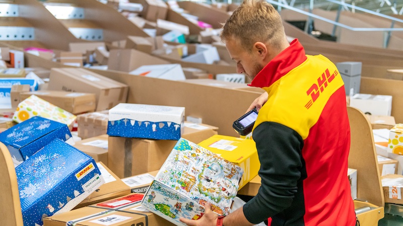 Office workers at the post office are supposed to help out as deliverers