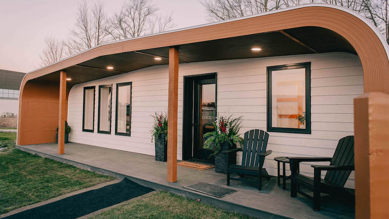 This 3D printed house is completely recyclable