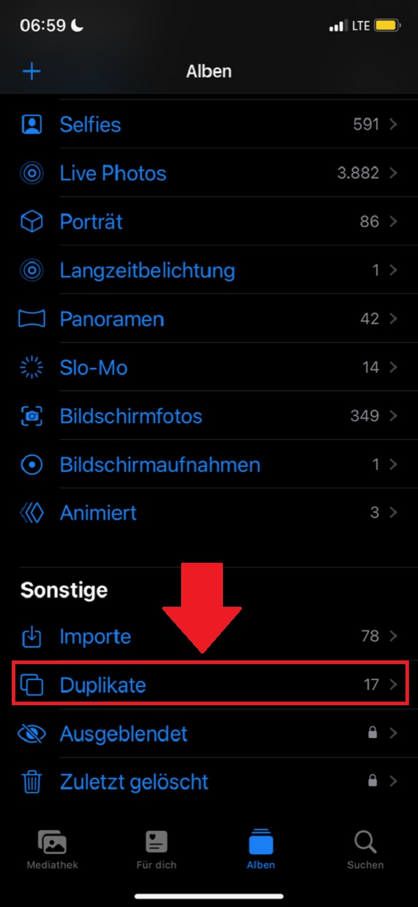 iPhone Einstellungen, doppelte Fotos, Duplikate iOS 16, Duplikate Fotos iOS 16, iOS 16 Duplikate