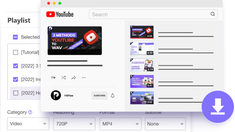 HitPaw Video Converter YouTube Videos herunterladen